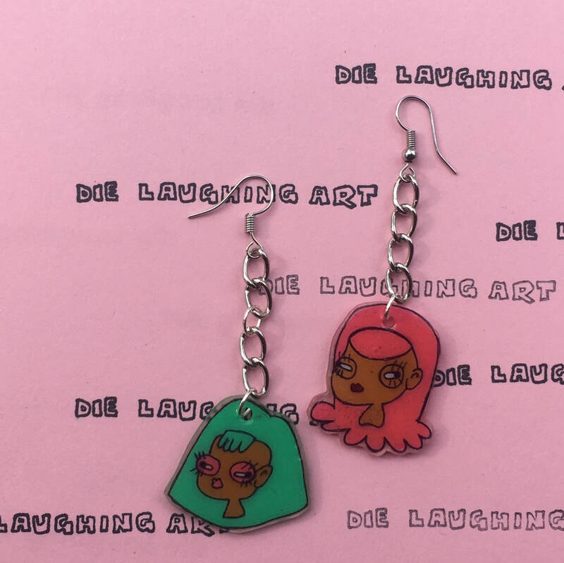 Chick Habit Mismatched Earrings